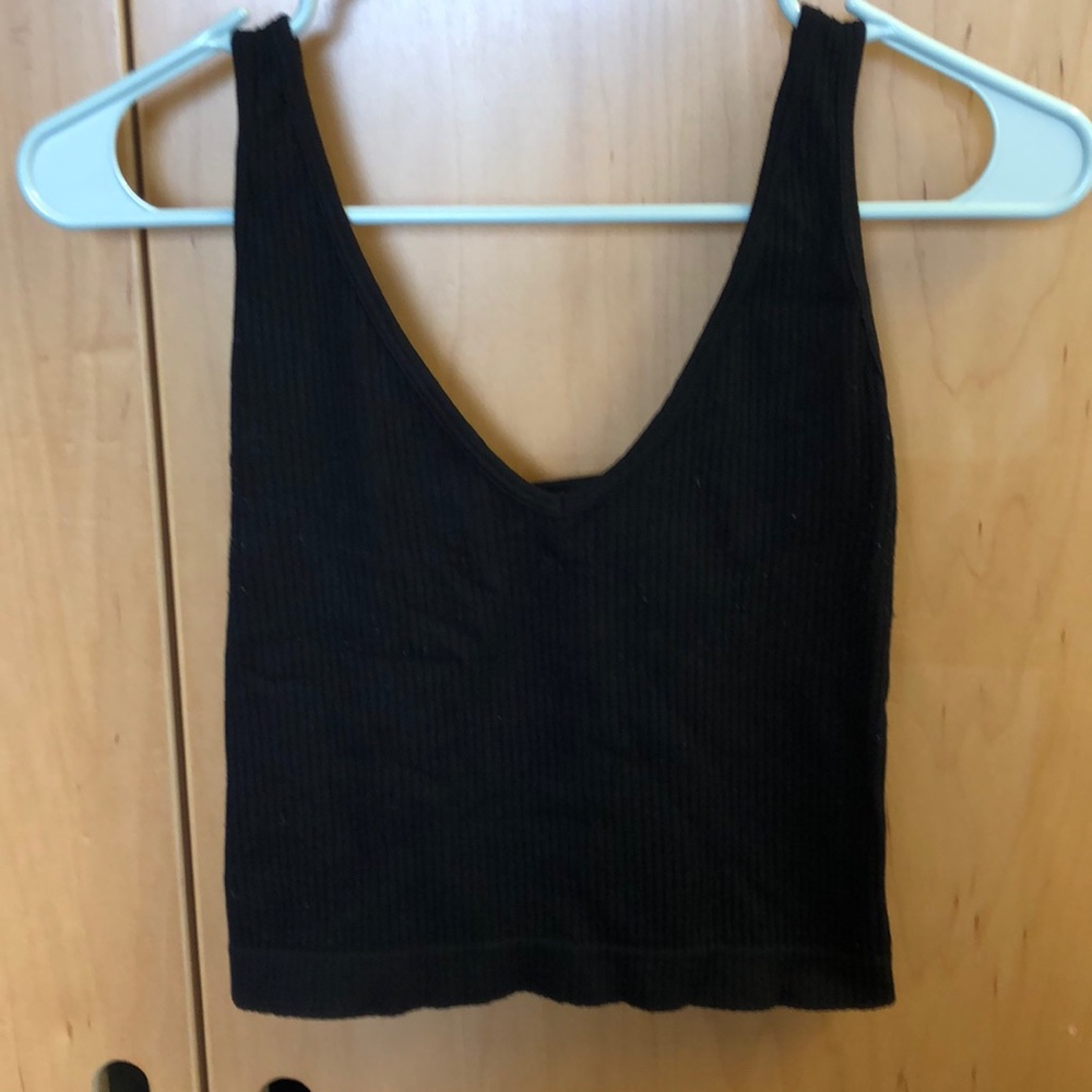 Free people black tank top